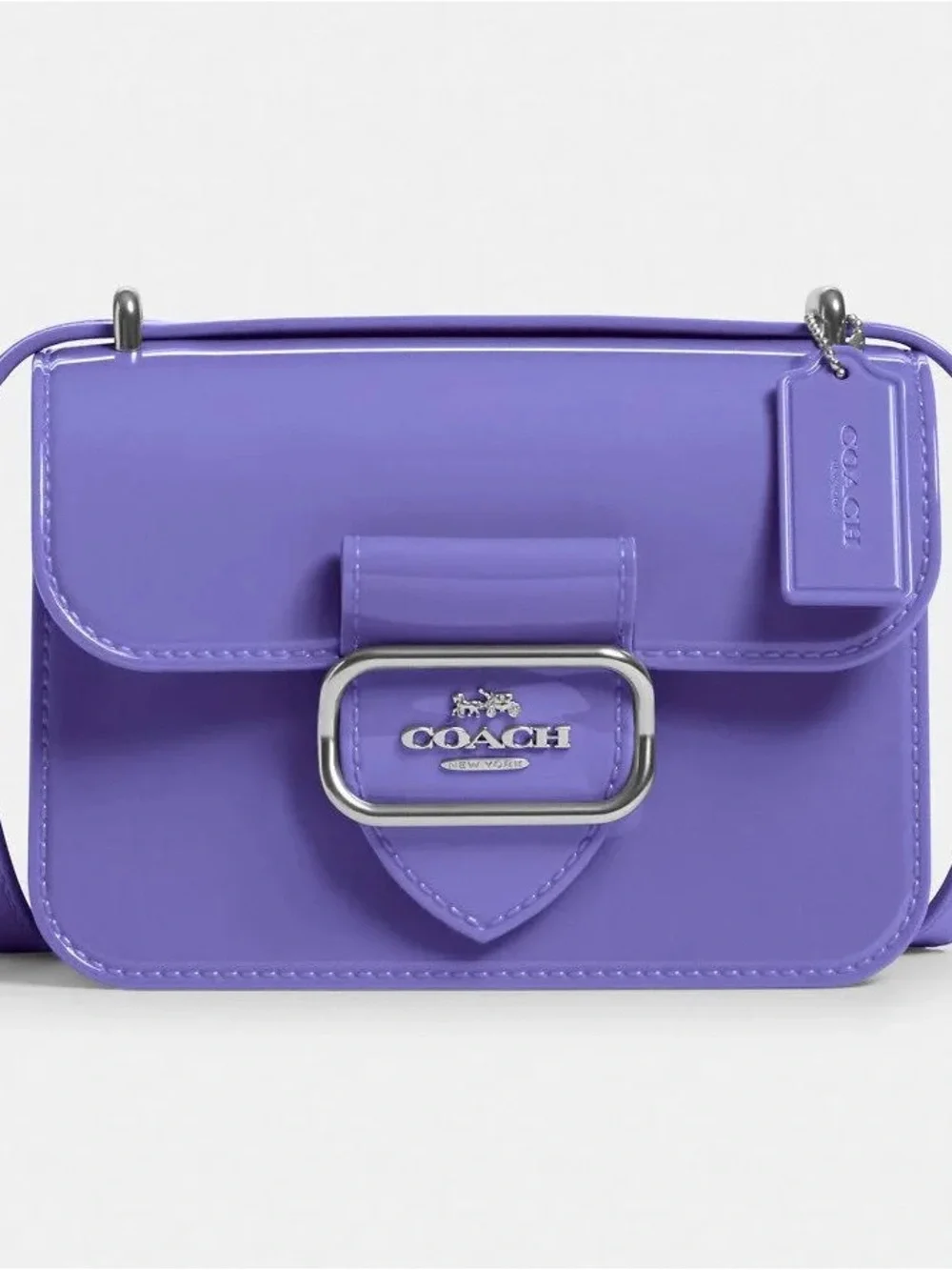 Coach Jelly Morgan NWOT Bag Bright Grape Purple CH748 Rare Crossbody - Picture 1 of 10